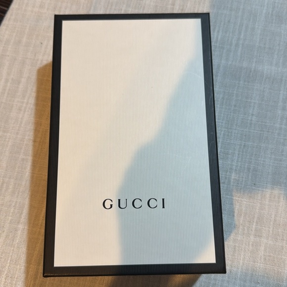 Gucci GG Interlocking Caspian Blue Leather Crossbody WOC Wallet on a Chain Bag - Picture 8 of 8